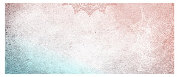 Tablou - Mandala pe zid 2 (120x50 cm)