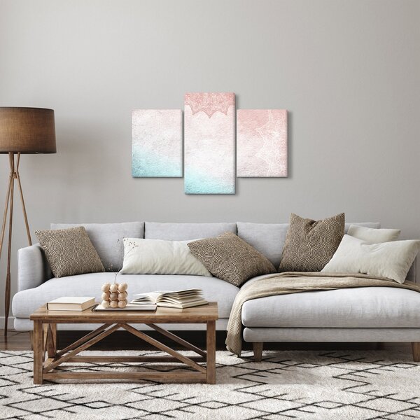 Tablou - Mandala pe zid 2 (90x60 cm)