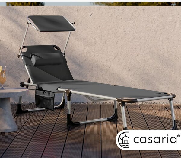Deuba Șezlong de grădină Malta - antracit