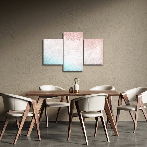 Tablou - Mandala pe zid 2 (90x60 cm)