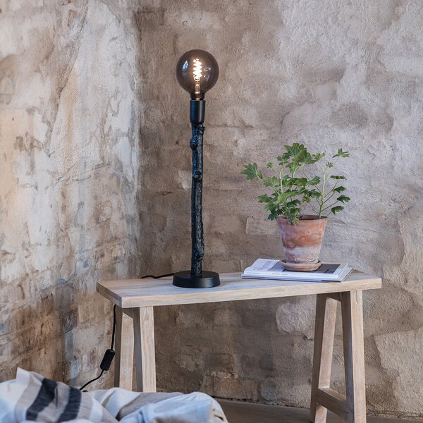 Markslöjd Lampă de masă Ramo, negru, metal, înălțime 53 cm, Negru, Camera de zi / sufragerie, Metal