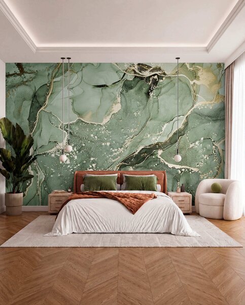 Tapet Marmură verde, Fototapet Textură, Fototapet Piatra, u93578v2 : Uwalls.ro