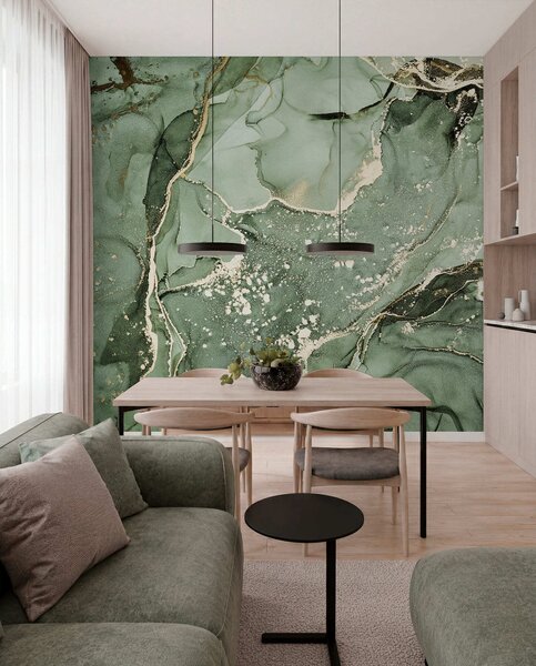 Tapet Marmură verde, Fototapet Textură, Fototapet Piatra, u93578v2 : Uwalls.ro