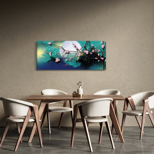 Tablou - Copac,grafic (120x50 cm)