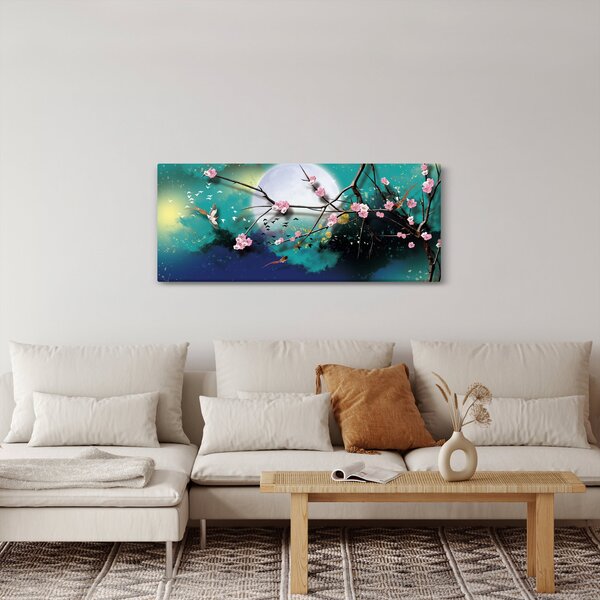 Tablou - Copac,grafic (120x50 cm)