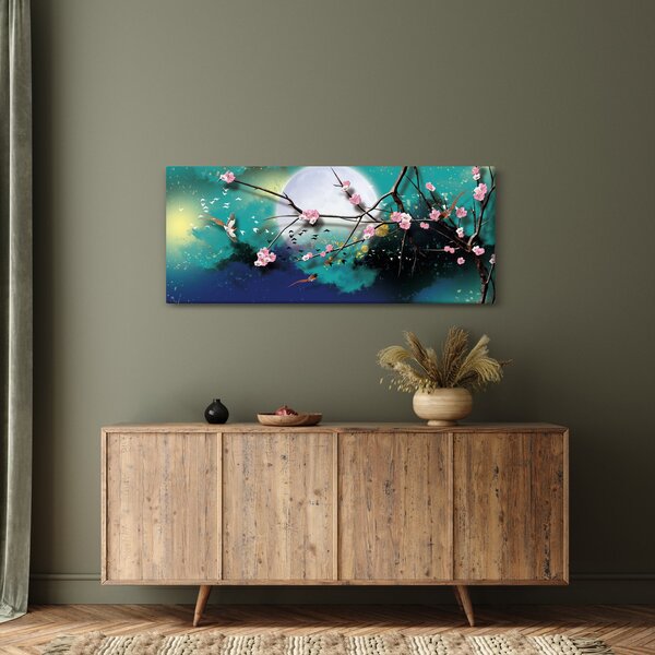 Tablou - Copac,grafic (120x50 cm)