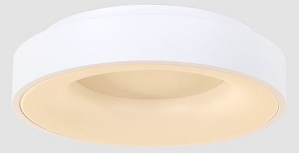 Steinhauer Plafonieră Ringlede LED, 2.700 K, Ø 30 cm, alb, metal, reglabil, Alb, Camera de zi / sufragerie, Metal, Modern