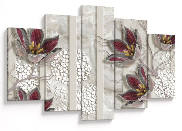Tablou - Flori decorative (150x105 cm)