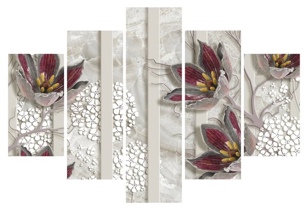 Tablou - Flori decorative (150x105 cm)