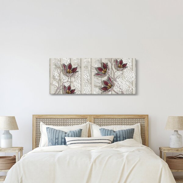 Tablou - Flori decorative (120x50 cm)