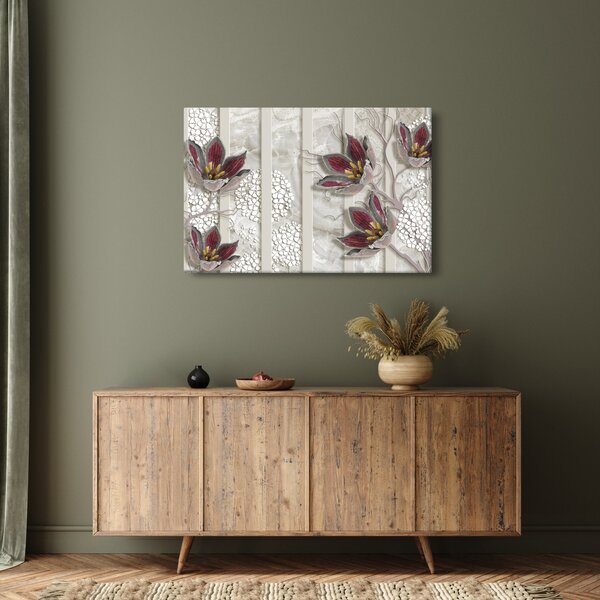 Tablou - Flori decorative (90x60 cm)