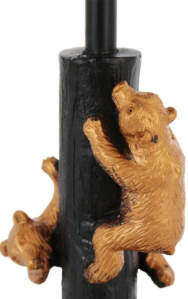 Steinhauer Animaux 7203ZW lampă de masă, metal, in, negru, Negru, Camera de zi / sufragerie, Metal