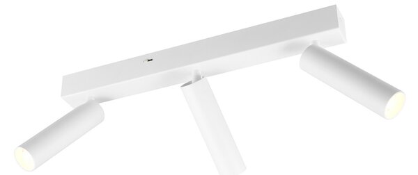 Trio Lighting Ambala LED spot de plafon, 3 becuri, alb, metal, CCT, dimabil, reglabil, Alb, Camera de zi / sufragerie, Metal, Modern