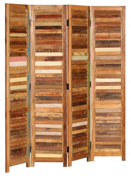 Paravan de cameră, 170 cm, lemn masiv reciclat