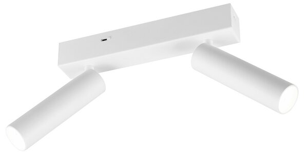 Trio Lighting Spot LED pentru tavan Ambala, 2 becuri, alb, metal, CCT, dimabil, reglabil, Alb, Camera de zi / sufragerie, Metal, Modern