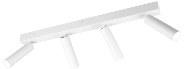Trio Lighting Ambala LED spot de plafon, 4 becuri, alb, metal, CCT, dimabil, reglabil, Alb, Camera de zi / sufragerie, Metal, Modern