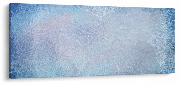 Tablou - Mandala in albastru (120x50 cm)