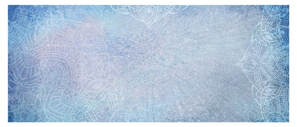 Tablou - Mandala in albastru (120x50 cm)