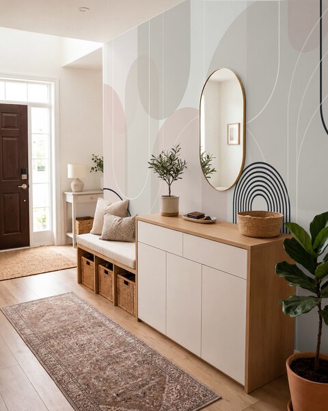 Tapet Arce minimaliste elegante, Fototapet Abstract, w02826 : Uwalls.ro