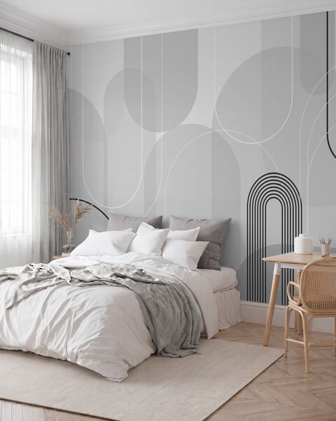 Tapet Arce minimaliste elegante, Fototapet Abstract, w02826v1 : Uwalls.ro
