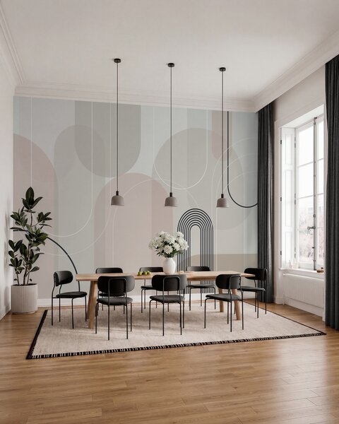 Tapet Arce minimaliste elegante, Fototapet Abstract, w02826 : Uwalls.ro