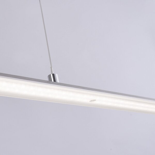 Lustră Pendul PURE, PURE Lite, reglabil, Gri, Camera de zi, Aluminiu, Modern