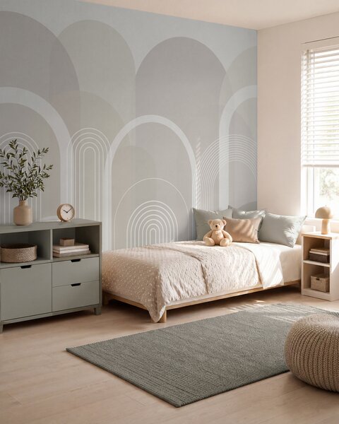 Tapet Arcuri geometrice boho, Fototapet Abstract, w02935v1 : Uwalls.ro