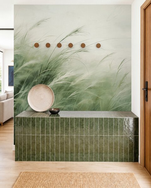 Tapet Pace în iarbă, Fototapet Natură, w02985v3 : Uwalls.ro