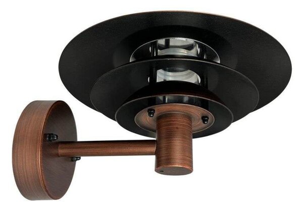Dyberg Larsen Aplică de perete DL25, culoare cupru, Cupru, Oțel inoxidabil, Design