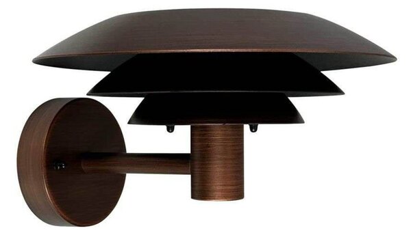 Dyberg Larsen Aplică de perete DL25, culoare cupru, Cupru, Oțel inoxidabil, Design