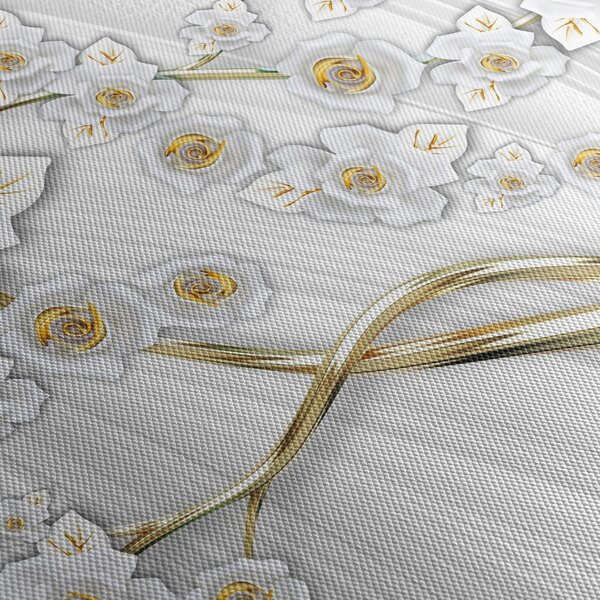Tablou - Copac cu decor auriu (120x50 cm)