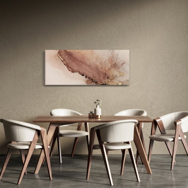 Tablou - Sclipici auriu (120x50 cm)