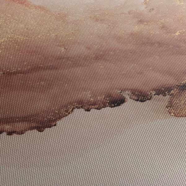 Tablou - Sclipici auriu (120x50 cm)