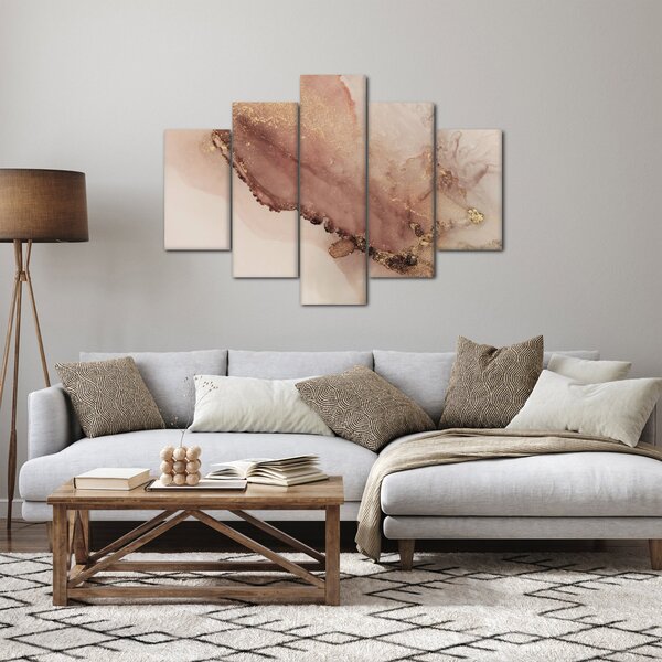 Tablou - Sclipici auriu (150x105 cm)