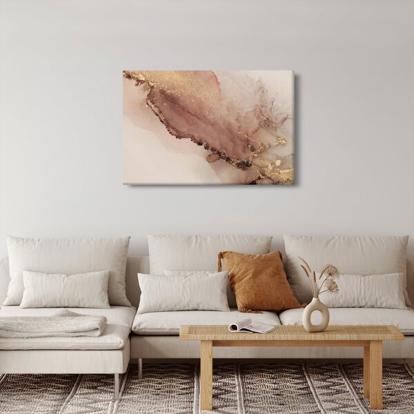 Tablou - Sclipici auriu (90x60 cm)