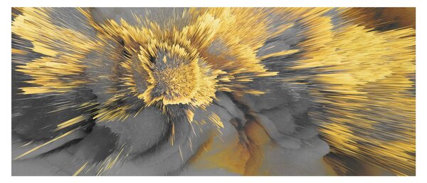 Tablou - Expansiunea aurului (120x50 cm)