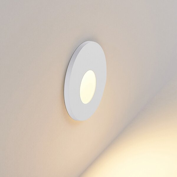 Molto Luce LED lampă încastrată Wall 68R RD alb, aluminiu, CCT, reglabil, Alb, Hol, Aluminiu, Modern, Perete încastrat