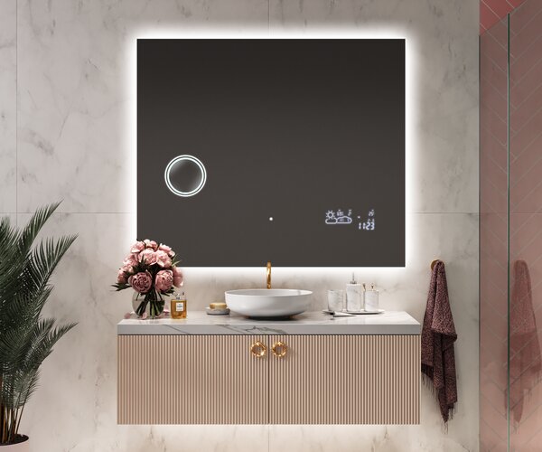 Dreptunghiulara oglinda cu LED la comanda L58