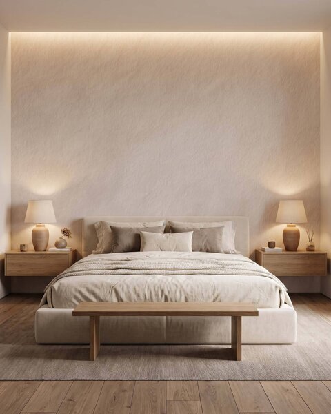 Tapet Fundal bej deschis în stil tencuială decorativă, stil minimalist, textură de piatră, Imagini de fundal unice, w09800 : Uwalls.ro