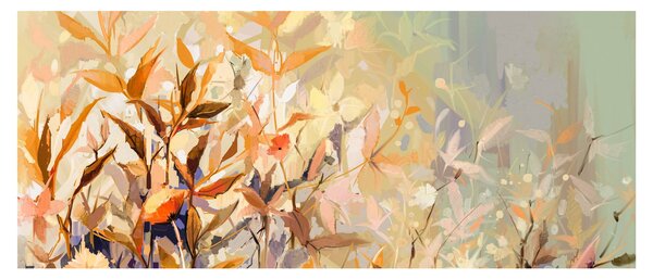 Tablou - Plante pictate (120x50 cm)