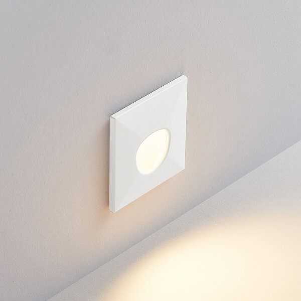 Molto Luce LED lampă încastrată perete 68R Sina SQ, alb, aluminiu, CCT, reglabil, Alb, Hol, Aluminiu, Modern, Perete încastrat