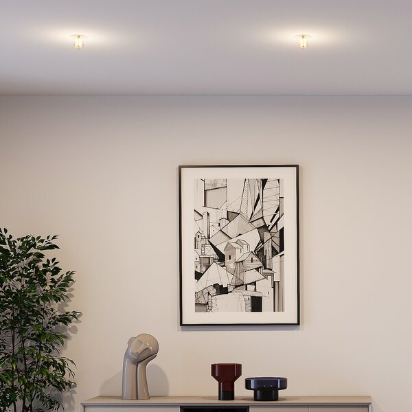 Molto Luce Lampa de încastrare Willi 68R, albă, aluminiu, E27, reglabil, Alb, Hol, Aluminiu, Modern, Corpuri de iluminat încastrate rotunde