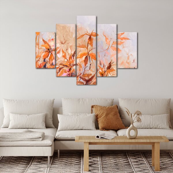 Tablou - Flori pictate (150x105 cm)