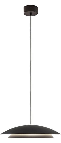 LEDS-C4 Lampă suspendată cu LED Noway Small, negru, CCT, centrală, Negru, Camera de zi / sufragerie, Metal, Scandinavă