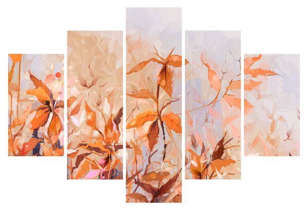 Tablou - Flori pictate (150x105 cm)