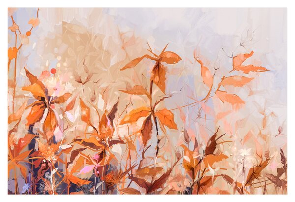 Tablou - Flori pictate (90x60 cm)