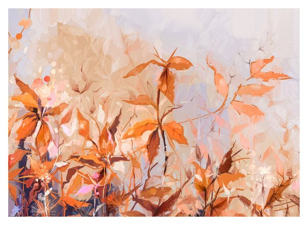 Tablou - Flori pictate (70x50 cm)