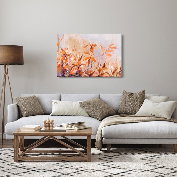 Tablou - Flori pictate (90x60 cm)