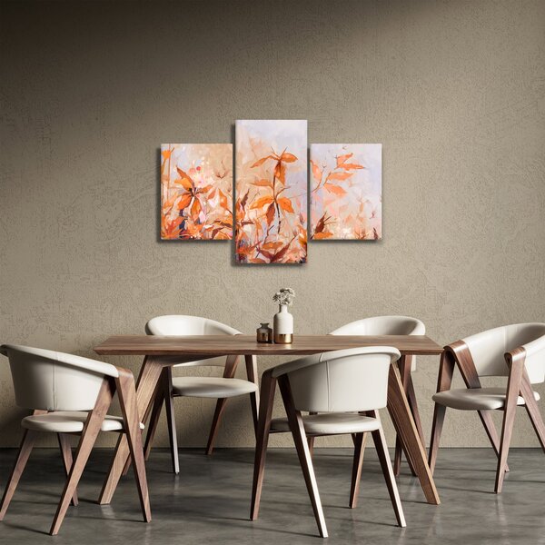 Tablou - Flori pictate (90x60 cm)