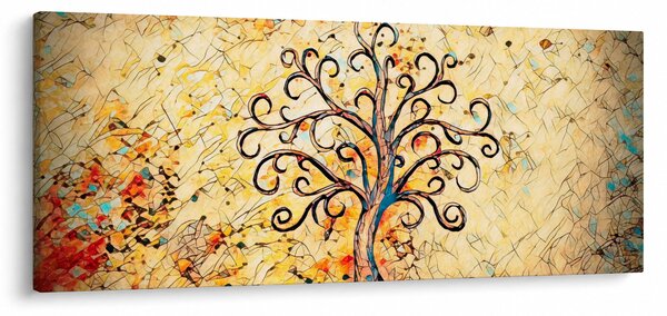 Tablou - Copacul vieții mozaic (120x50 cm)